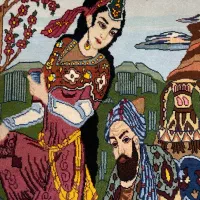 تابلو تبریز بزم خیام|تابلو فرش|تهران, کرمان|دیوار