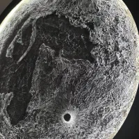 ماه برجسته نورانی|تابلو، نقاشی، عکس|قشم, |دیوار