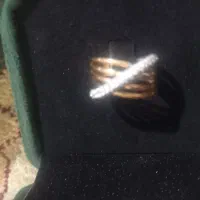 انگشتر الماس اصل طلای ۱۸عیار