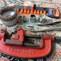 حدیده میخکوب تفنگی ،آچار لوله بر بکس،انبرکلاغی|ابزارآلات|مشهد, صیاد شیرازی|دیوار