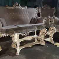 مبل طرح سلتنطی رنگ سفید استخانی