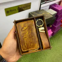 کیف جا کارتی ست جا کلیدی چرم اصلی