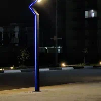 ساخت پایه چراغ باغی،محوطه،حیاط،ویلایی