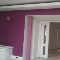 نقاشی نقاش ساختمان درب و پنجره رنگ روغنی پلاستیک|خدمات پیشه و مهارت|فولادشهر, C4|دیوار