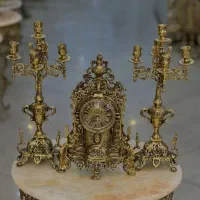 شمعدان برنز مدل عروسکی