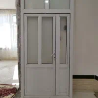 درب آلمینیوم یک متر و بیست در دو مترو چهل و پنج|مصالح و تجهیزات ساختمان|پیرانشهر, |دیوار