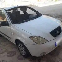 ماشین تیبا سفید و فنی سالم