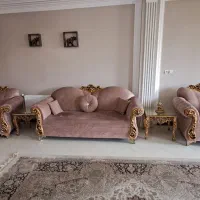 مبل ۷ نفره سلطنتی به همراه میز ناهارخوری ۸ نفره|مبلمان خانگی و میز عسلی|گرگان, |دیوار