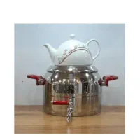 کتری سماوری  به همراه قوری کاملا نو