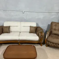 مبل هرمس بالشتی تختخوابشو،مبل هشت ۸نفره چستر|مبلمان خانگی و میز عسلی|خمینی‌شهر, |دیوار