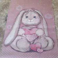 فرش عروسکی کودک ( مت خرگوشی)