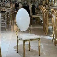 صندلی تسمه ای طلایی /تالار رستوران