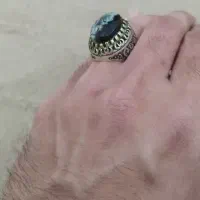 انگشترنقره عیار۹۲۵(سنگ شجر)
