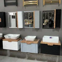 کابین روشویی و‌ آینه و‌ باکس