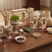 رونمایی از هفت سین آریایی