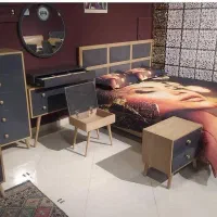 سرویس تخت خوب ۲ نفره تدی باکس تاج دار تشک مدل ۳۷