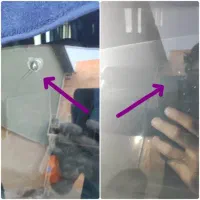 ترمیم تخصصی شیشه در محل سنگ خوردگی 470 ت ترک 670 ت|خدمات موتور و ماشین|سبزوار, هویزه|دیوار