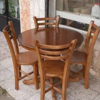 ساخت انواع میز و صندلی ناهار خوری|میز و صندلی غذاخوری|آستانه اشرفیه, |دیوار