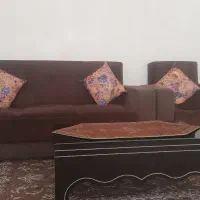 مبل ۷ نفره سالم بامیز عسلی|مبلمان خانگی و میز عسلی|دهگلان, |دیوار