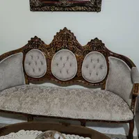 مبل سلطنتی طرح فرحی بسیار تمیز|مبلمان خانگی و میز عسلی|تهران, شهرک شهید باقری|دیوار