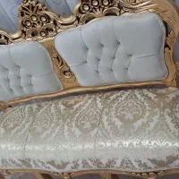 فروش فوری مبل سلطنتی۹نفره بسیار تمیز همراه۳میزعسلی|مبلمان خانگی و میز عسلی|بیرجند, |دیوار