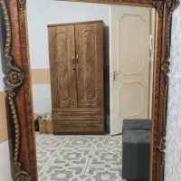 آینه قاب چوبی منبت|آینه|قم, شهرک امام حسن|دیوار