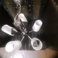لوستر پنج عددی و دو تا تک دیواری خیلی تمیز