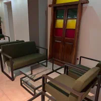 طراحی میز پذیرش کانتر/صندلی طبی گردان مبلمان مدرن|دفتر کار|سنندج, |دیوار