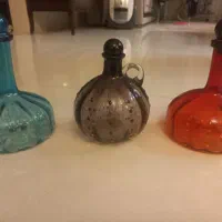 ساعت دوطرفه و جایخی و سه عدد تنگ صنایع دستی