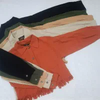 کت کتان پایین ریش ریش