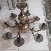لوستر ۱۰ شاخه دو عدد با هم ۱۵۰۰ هزار تومان
