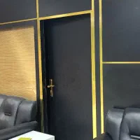 پارتیشن دوجداره   همراه با پرده ولومی|دفتر کار|قرچک, زیبا شهر|دیوار