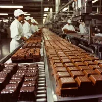 استخدام کارگرساده باجای خواب و غذا کارخانه شکلات