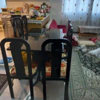 میز ناهار خوری ۶نفره|میز و صندلی غذاخوری|آبسرد, |دیوار