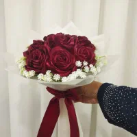 دسته گل های روبانی زیبا با قیمت مناسب