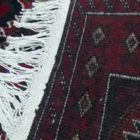 دو قالیچه دستبافت زمینه ی یکی سرمه ای و یکی مشکی.|فرش|قائن, |دیوار