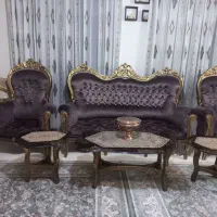 مبل ومیز نهارخوری همراه با میزوعسلی