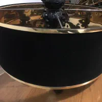 شید لوستر و اباژور جیر مشکی و طلایی