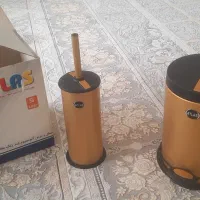 سطل زباله و برس توالت نونو توکارتن فرچه وسطل آشغال