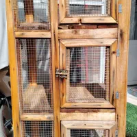 فروش قفس سه طبقه سالم و تمیز