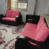 مبل هفت نفر اصل نرادباکاورصورتی|مبلمان خانگی و میز عسلی|کوچصفهان, |دیوار