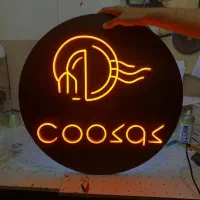 تولید انواع تابلو نئون فلکسی و آل ای دی روان|ریسه و چراغ تزئینی|برخوار, |دیوار