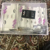 سرویس قاشق چنگال و چاقو ۵۷ پارچه ناب استیل|ظروف سرو و پذیرایی|تهران, پونک|دیوار