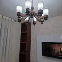 لوستر و آویز چوبی|لوستر و چراغ آویز|قرچک, زیبا شهر|دیوار