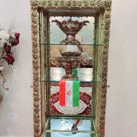 بوفه برنزی طرح گل رز سیاه قلم نونو سفارشی سنگین