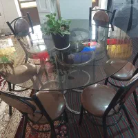 فروش میز ناهارخوری فلزی در حد