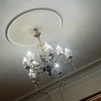 لوستر برنجی 10شعله