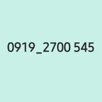 سیم کارت رند 0919 ( صفر )