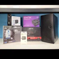 کامپیوتر Rx 580با موس کیبوردو مانیتور ۲۳ Hd