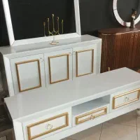 اینه کنسول ومیز tv|بوفه، ویترین، کنسول|بیرجند, |دیوار
